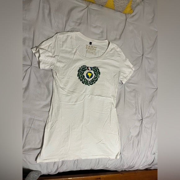 Farm Fresh Clothing Co. Tops Farm Fresh Clothing Co Long White Tee